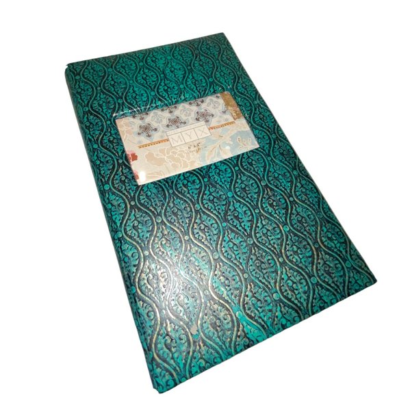 Vintage Photo Album Vertical Rectangular Plastic Pockets Dark Teal Blue *read* - Picture 6 of 8